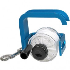 Aluminium reel 45 m/150 ft (blue/silver)